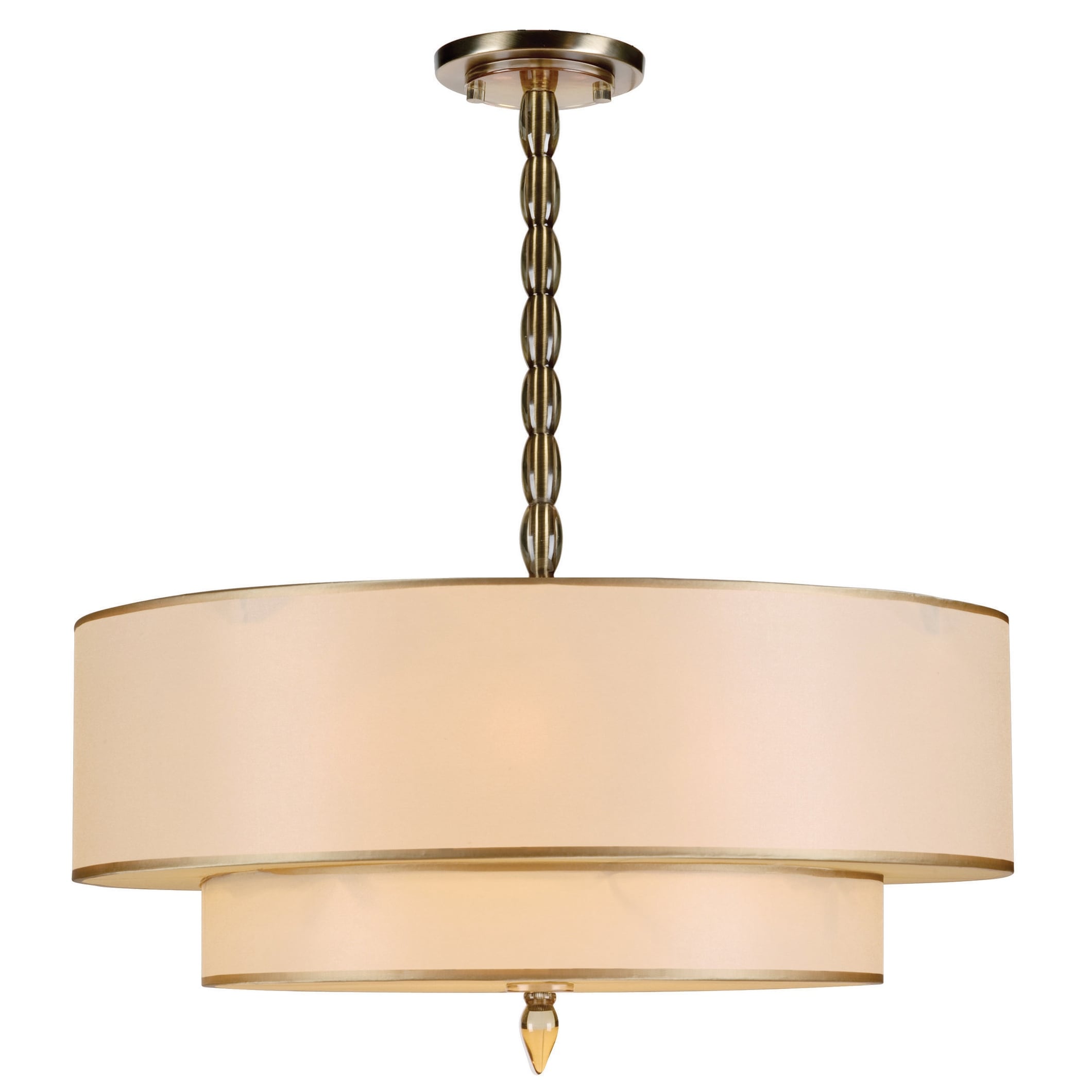 Luxo 5 Light Antique Brass Chandelier Antique Brass
