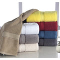 Luxurious 100 Cotton Absorbent 600 Gsm 6 Piece Bathroom Towel Set 2 Washcloths 2 Hand Towels 2 Bath Towels