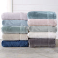 Great Bay Home Extra Soft Cozy Velvet Plush Solid Sheet Set
