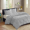 Luxury 3 Piece Pinch Pleat Duvet Set