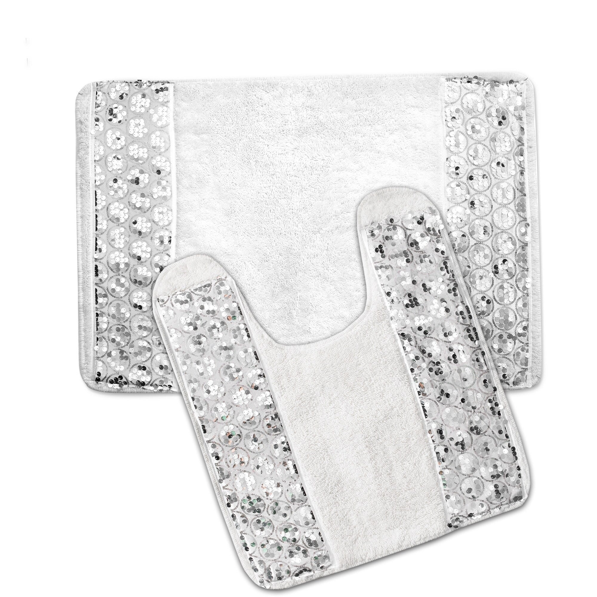Luxury Bathroom Rug And Contour Rug Set Or Separates