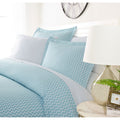 Luxury Bowed Chevron 3 Piece Duvet Cover Set By Sharon Osbourne Home
