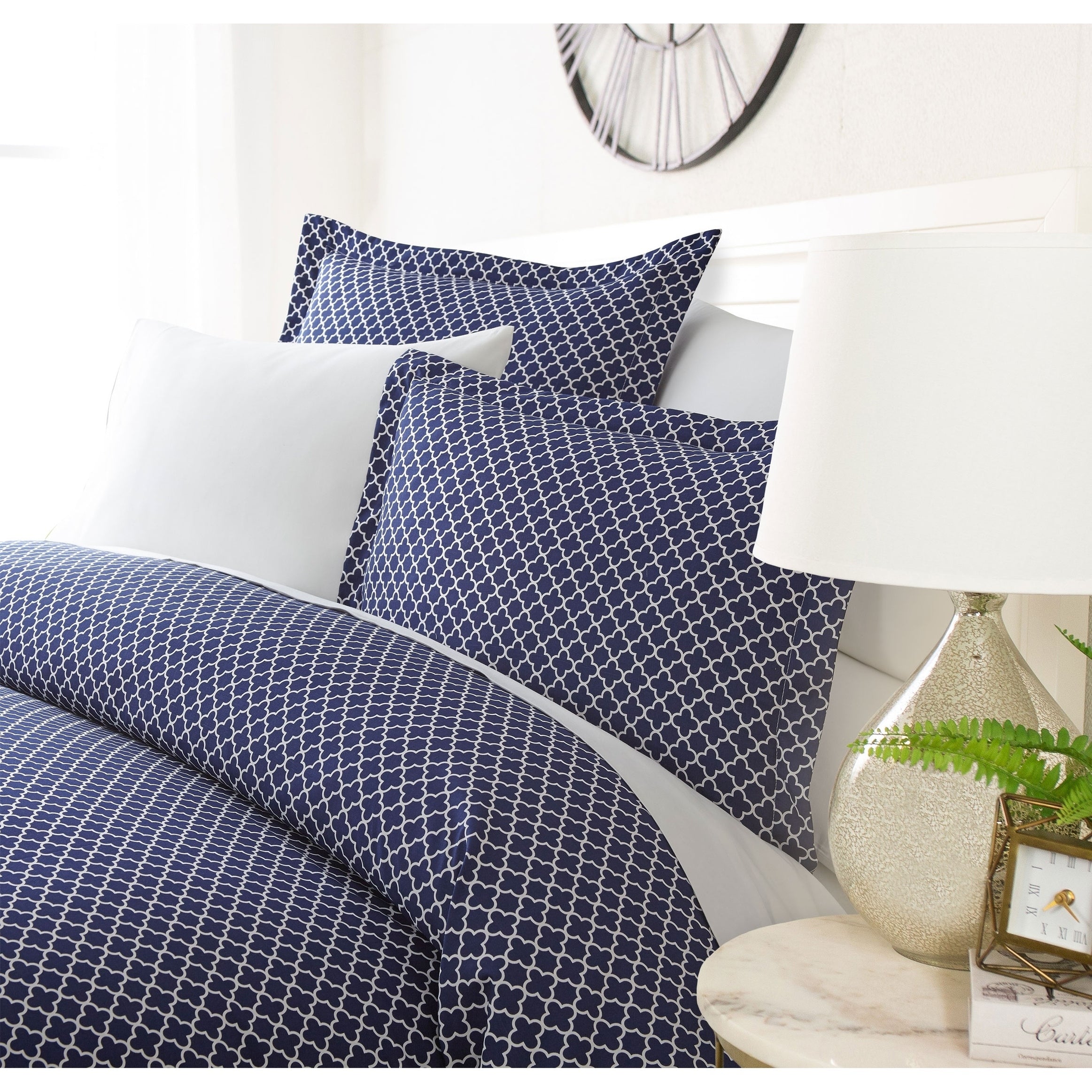 Luxury Clover 3 Piece Duvet Cover Set By Sharon Osbourne Home
