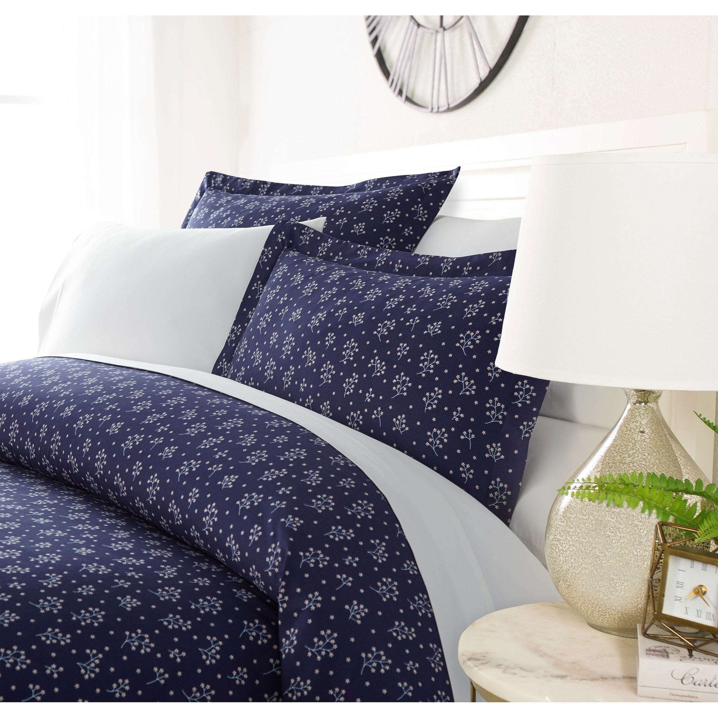 Luxury Evening Blooms 3 Piece Duvet Cover Set By Sharon Osbourne Home