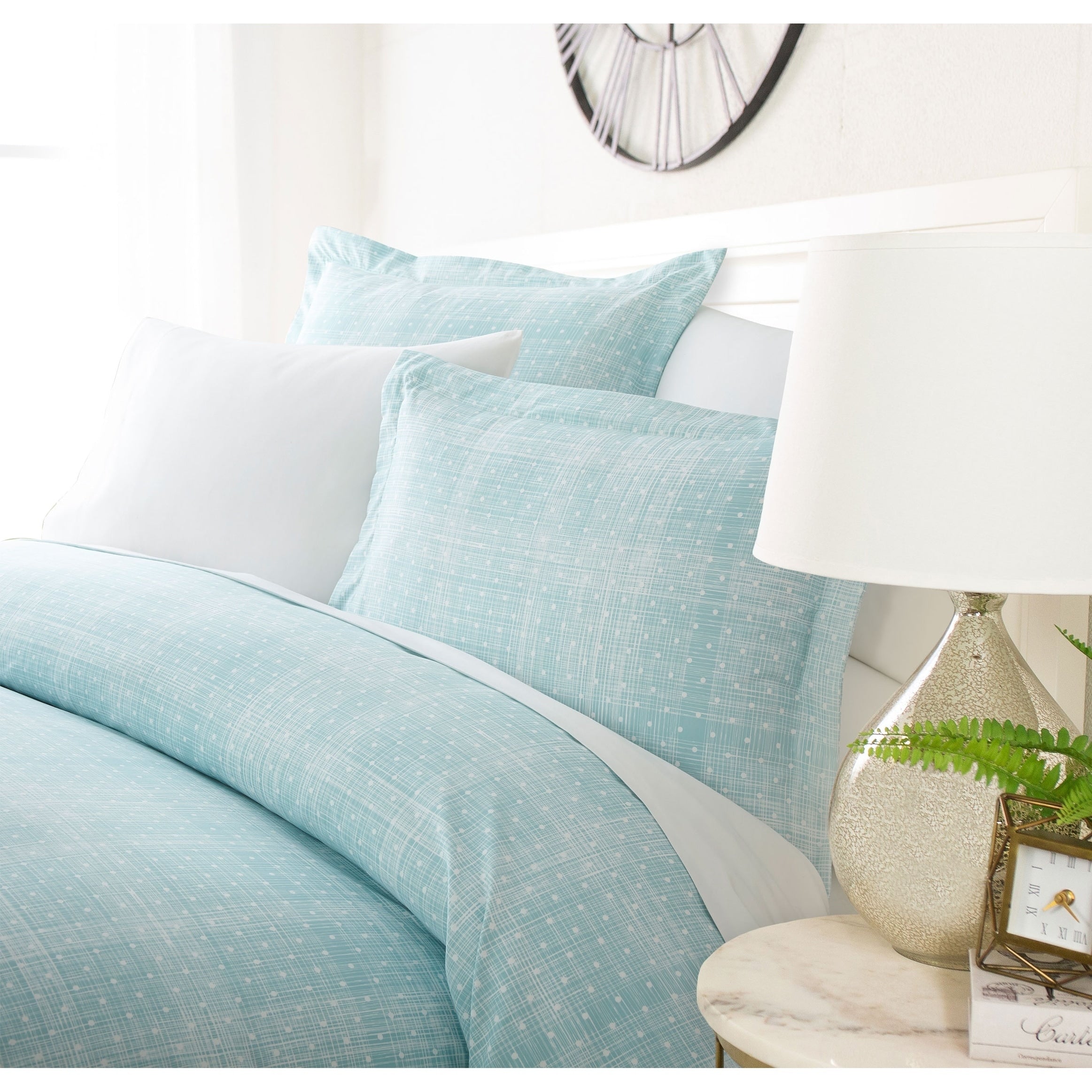 Luxury Rustic Polka 3 Piece Duvet Cover Set By Sharon Osbourne Home