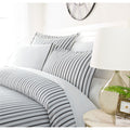 Luxury Shifting Stripes 3 Piece Duvet Cover Set By Sharon Osbourne Home