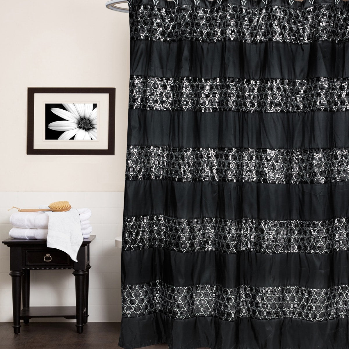 Luxury Shower Curtain And Hooks Set Or Separates
