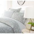Luxury Silver Rose 3 Piece Duvet Cover Set By Sharon Osbourne Home