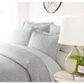 Luxury Silver Trellis 3 Piece Duvet Cover Set By Sharon Osbourne Home