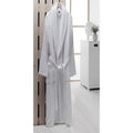 Classic Shawl Collar 400Gsm White Turkish Cotton Towel Terry Bath Robe With 2 Pockets