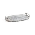 Luze Oval Marble Serving Tray