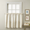 Lynette Tailored Tier Set And Valance Curtain Collection