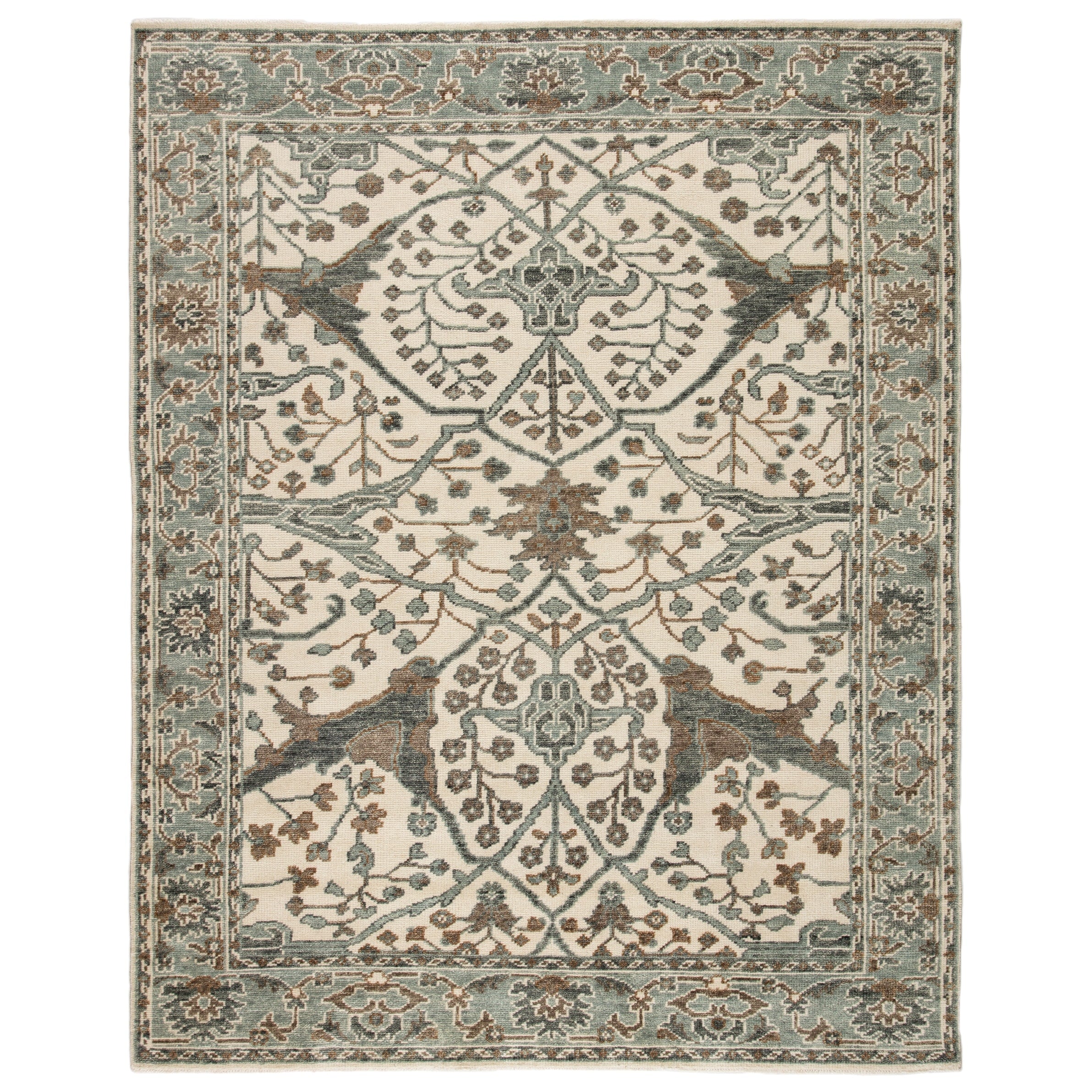 Lynn Hand Knotted Medallion Area Rug