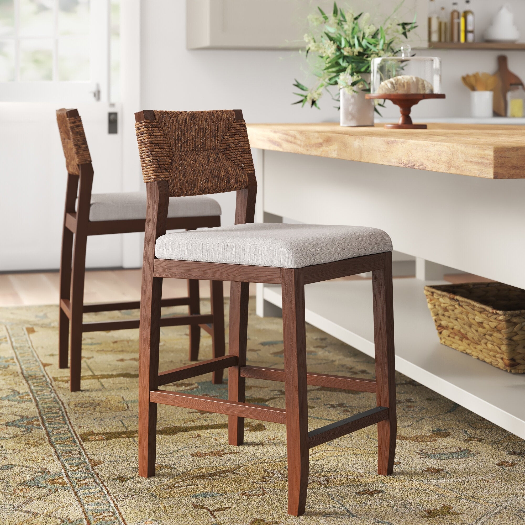 Lyon Abaca Counter Stool