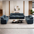 Masion Arts 3 Piece Modular Sectional Sofa Oversized Cloud Couch With Armchairs Loveseats Deep Seat Sofa 5 7 Seats