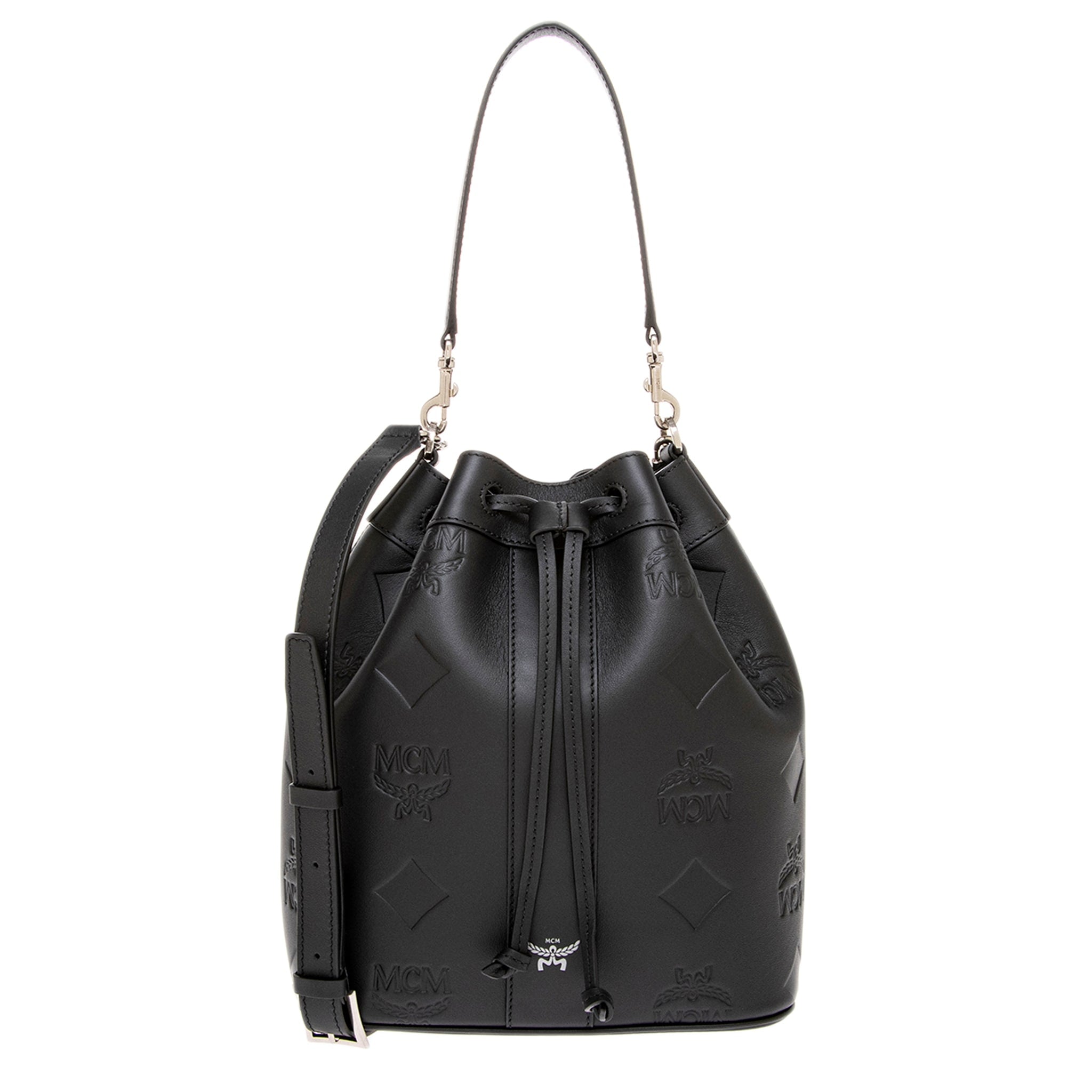 Mcm Dessau Drawstring Bucket Bag