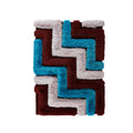 Mda Collection Geometric Grey Pink Area Rug 5 X 7 5 X 7
