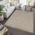 Stellios Collection Beige Vintage Design Area Rug