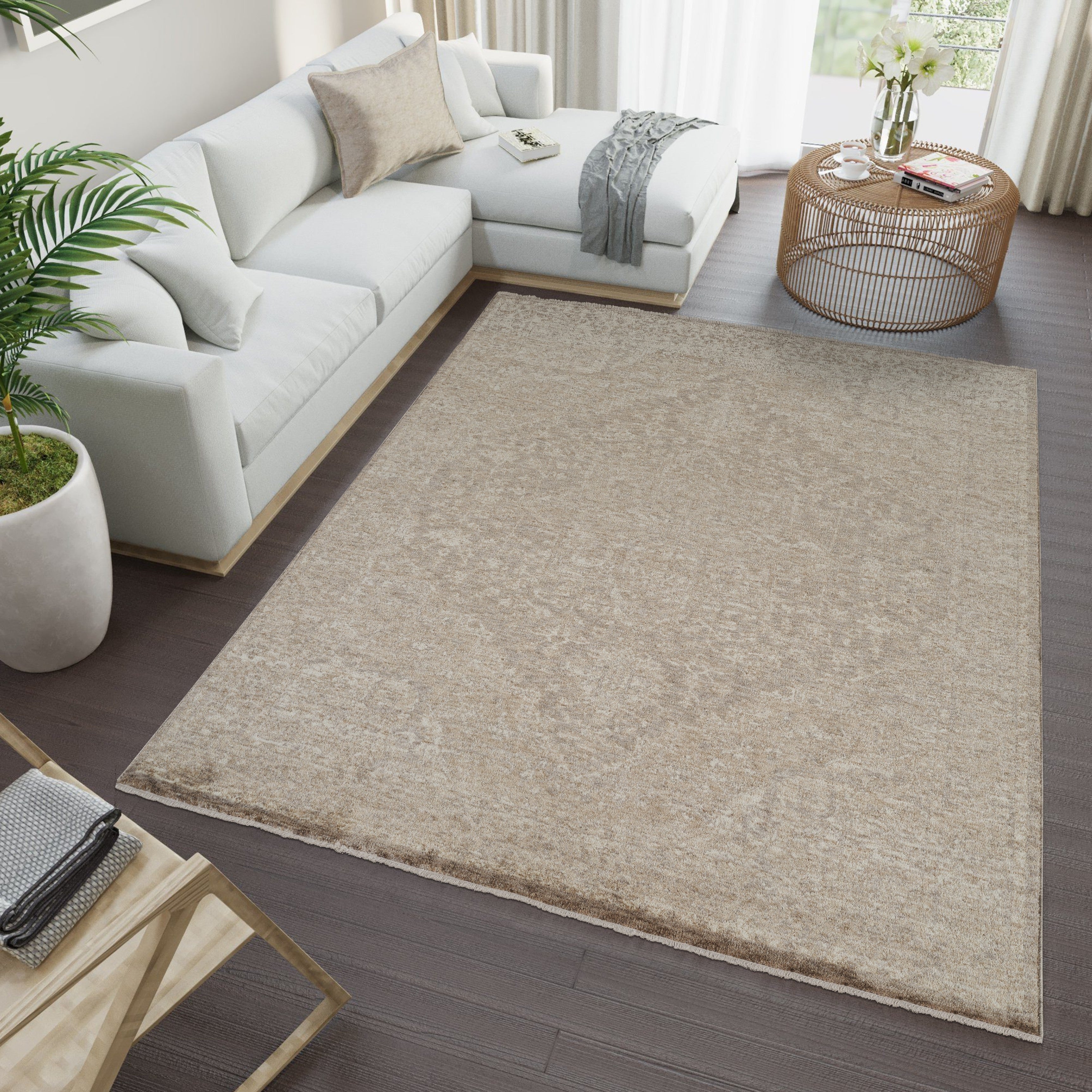 Stellios Collection Beige Vintage Design Area Rug