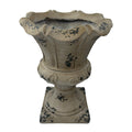 Mgo Garden Planter Garden Decoration And Planting Color Antique White Side 16.33 Wx16.33 Dx21.45 H