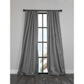 Ml19304 Ripple Solid Blackout Thermal Rod Pocket Curtain Single Panel 54 By 63 Inch Navy Blue