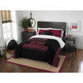 The Northwest Company Mlb Arizona Diamondbacks Grandslam Red Black Full Queen 3 Piece Comforter Set
