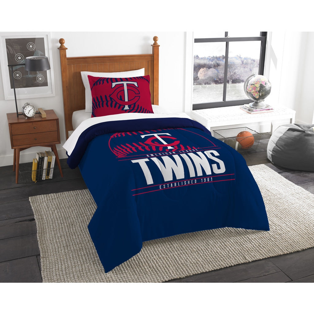 The Northwest Company Mlb Minnesota Twins Grandslam Twin 2 Piece Comforter Set