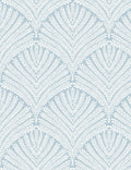 Rayna Wallpaper, Blue Swatch