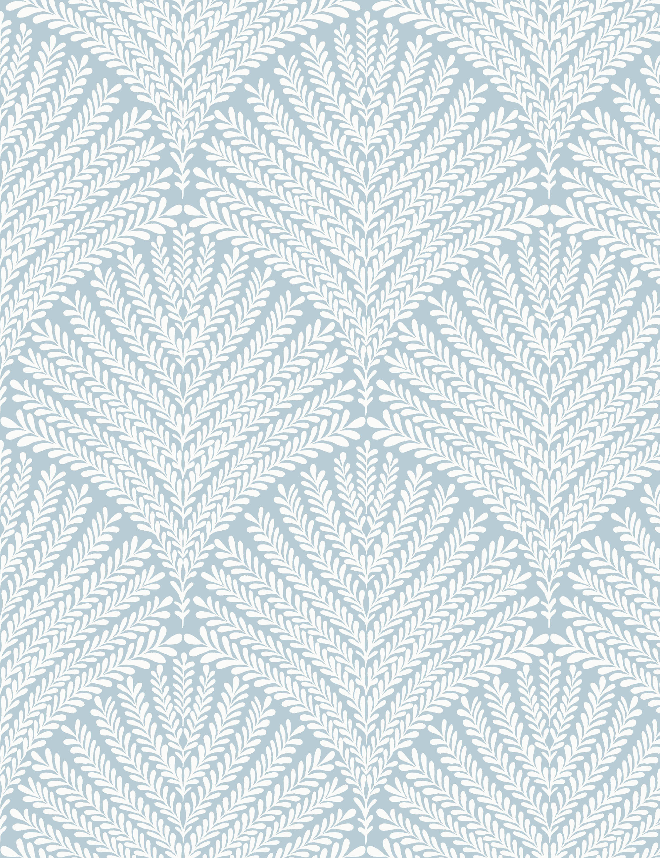 Rayna Wallpaper, Blue Swatch