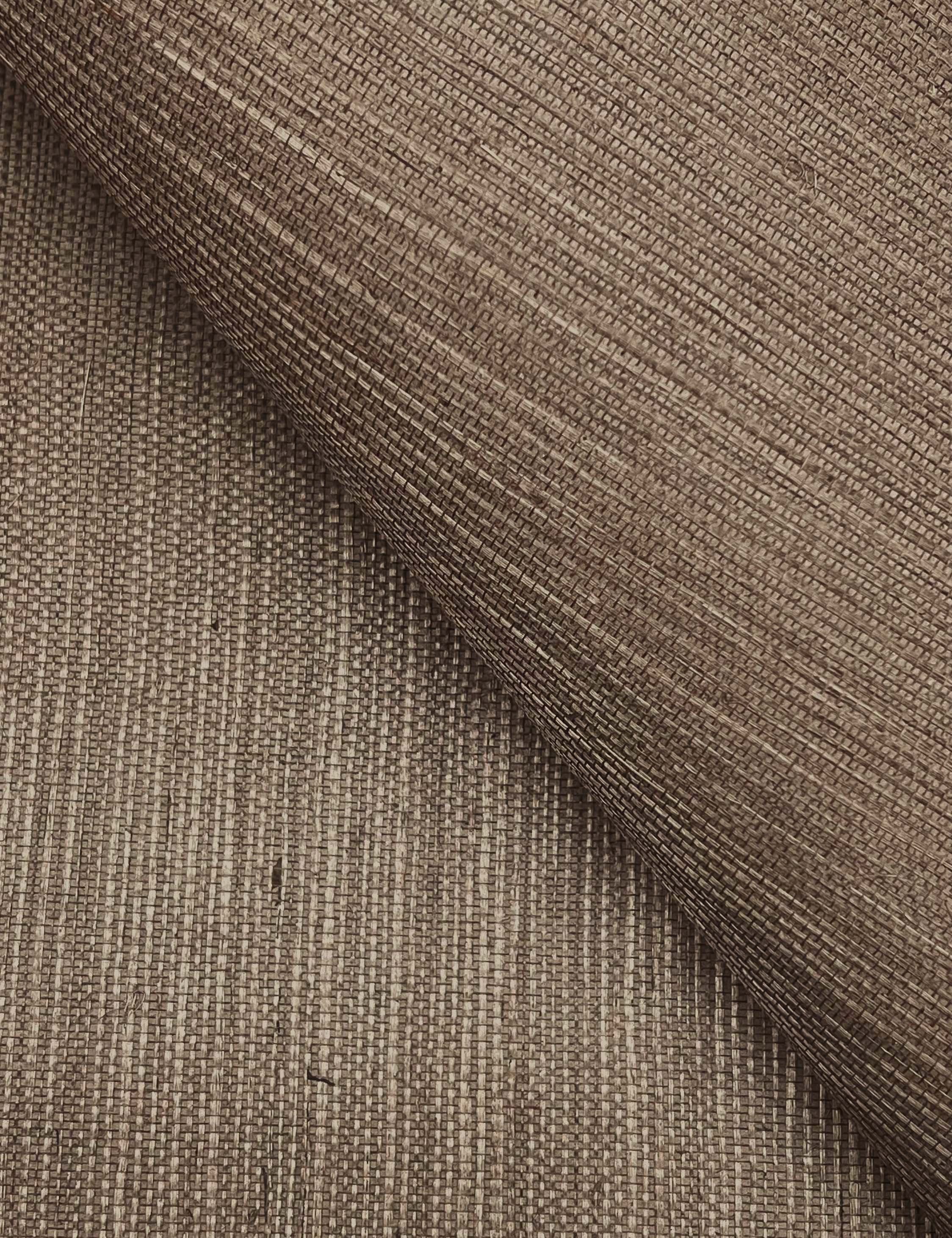 Beale Grasscloth Wallpaper Swatch, Gray
