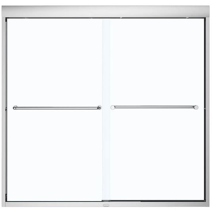 Maax 134561 900 000 Kameleon 57 High X 59 Wide Bypass Framed Tub Door With Clear Glass