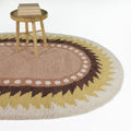 Machado Triangular Border Area Rug