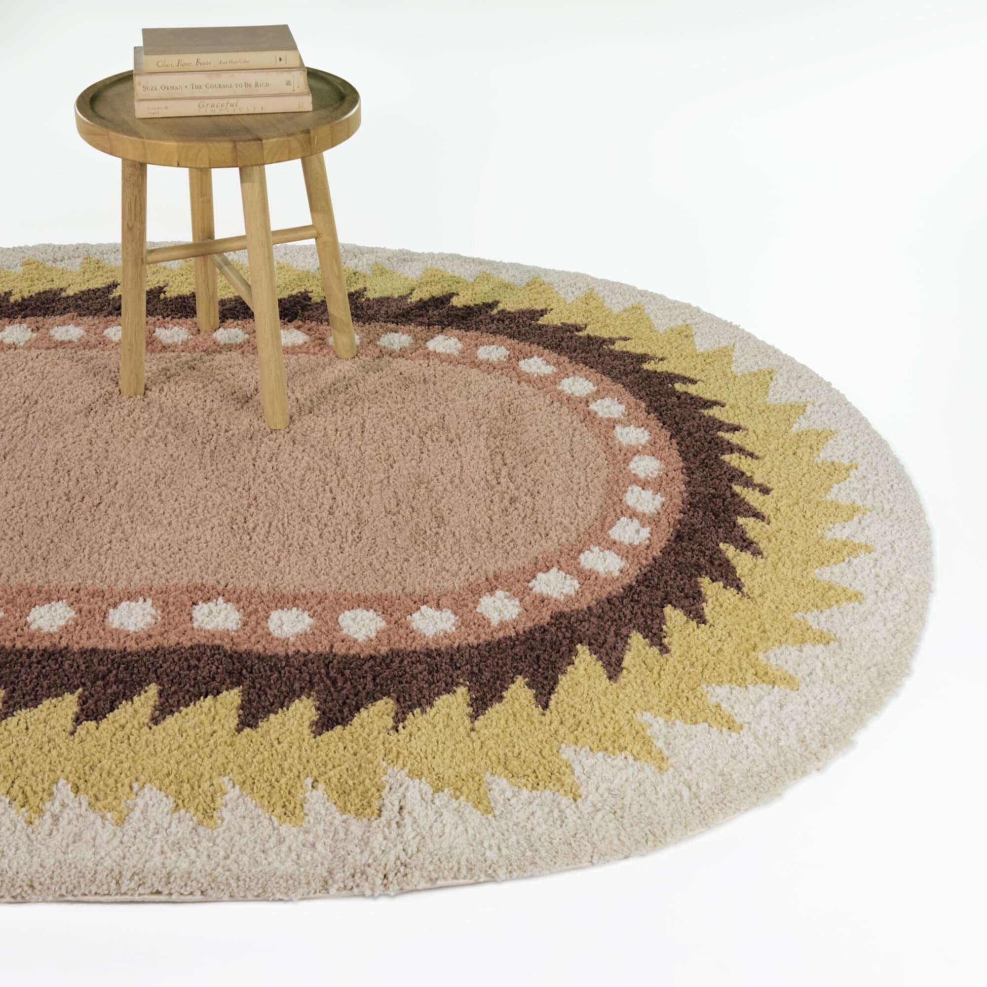 Machado Triangular Border Area Rug