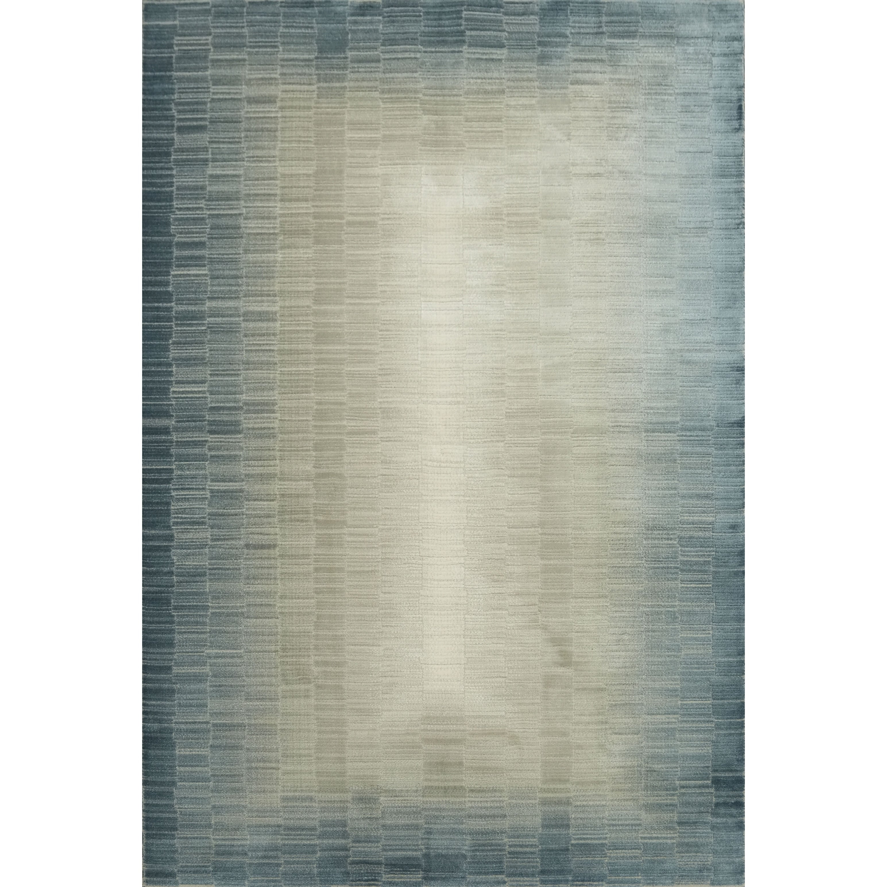 Machine Made Beige Ivories Abstract Area Rug 7 7 X 5 2