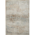 Machine Made Beige Ivories Abstract Area Rug 7 7 X 5 2