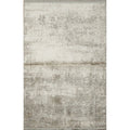 Machine Made Beige Ivories Abstract Area Rug 5 0 X 3 2
