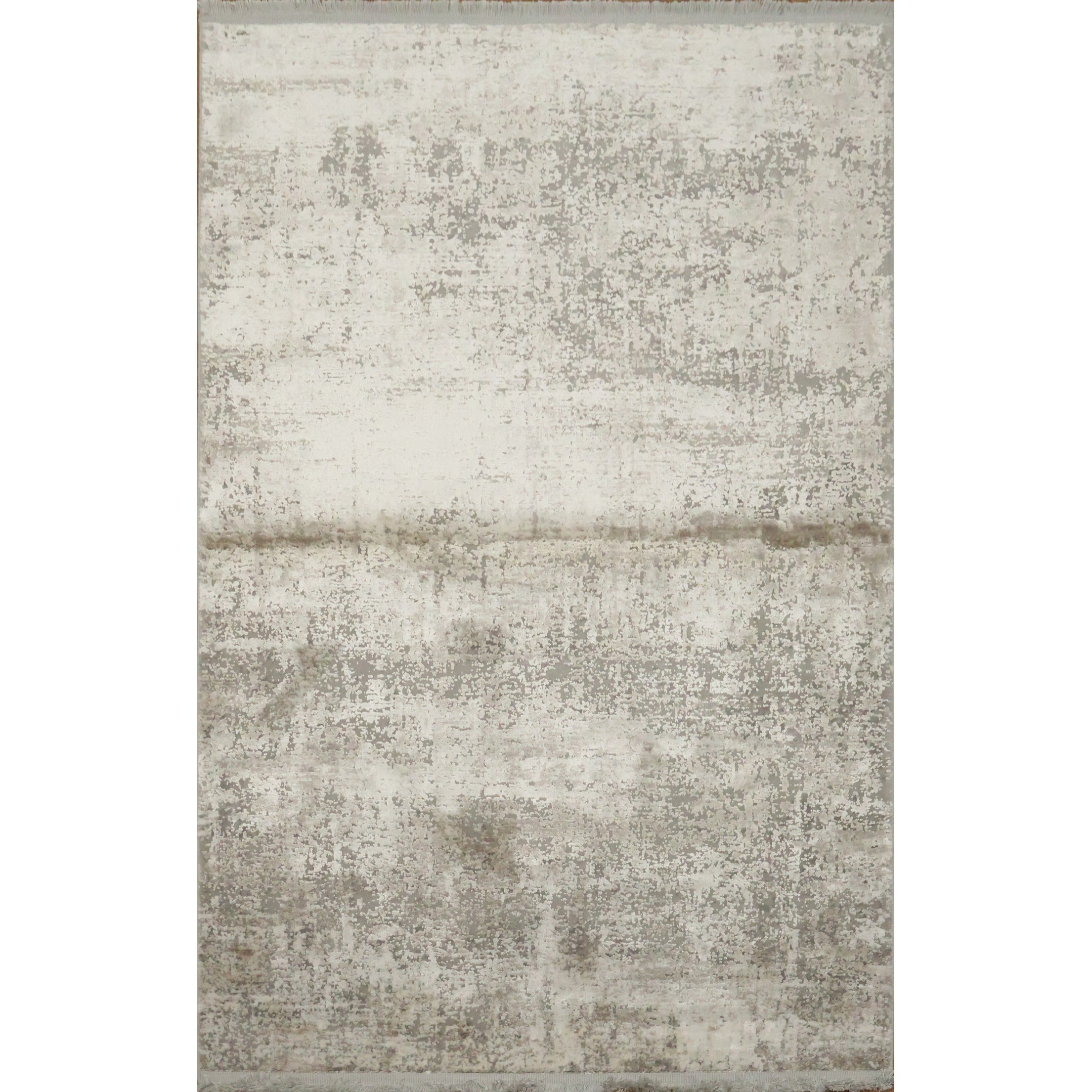 Machine Made Beige Ivories Abstract Area Rug 5 0 X 3 2