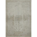 Machine Made Beige Ivories Abstract Area Rug 7 5 X 5 2