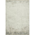 Machine Made Beige Ivories Abstract Area Rug 7 7 X 5 2