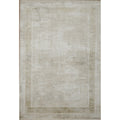 Machine Made Beige Ivories Abstract Area Rug 7 7 X 5 2