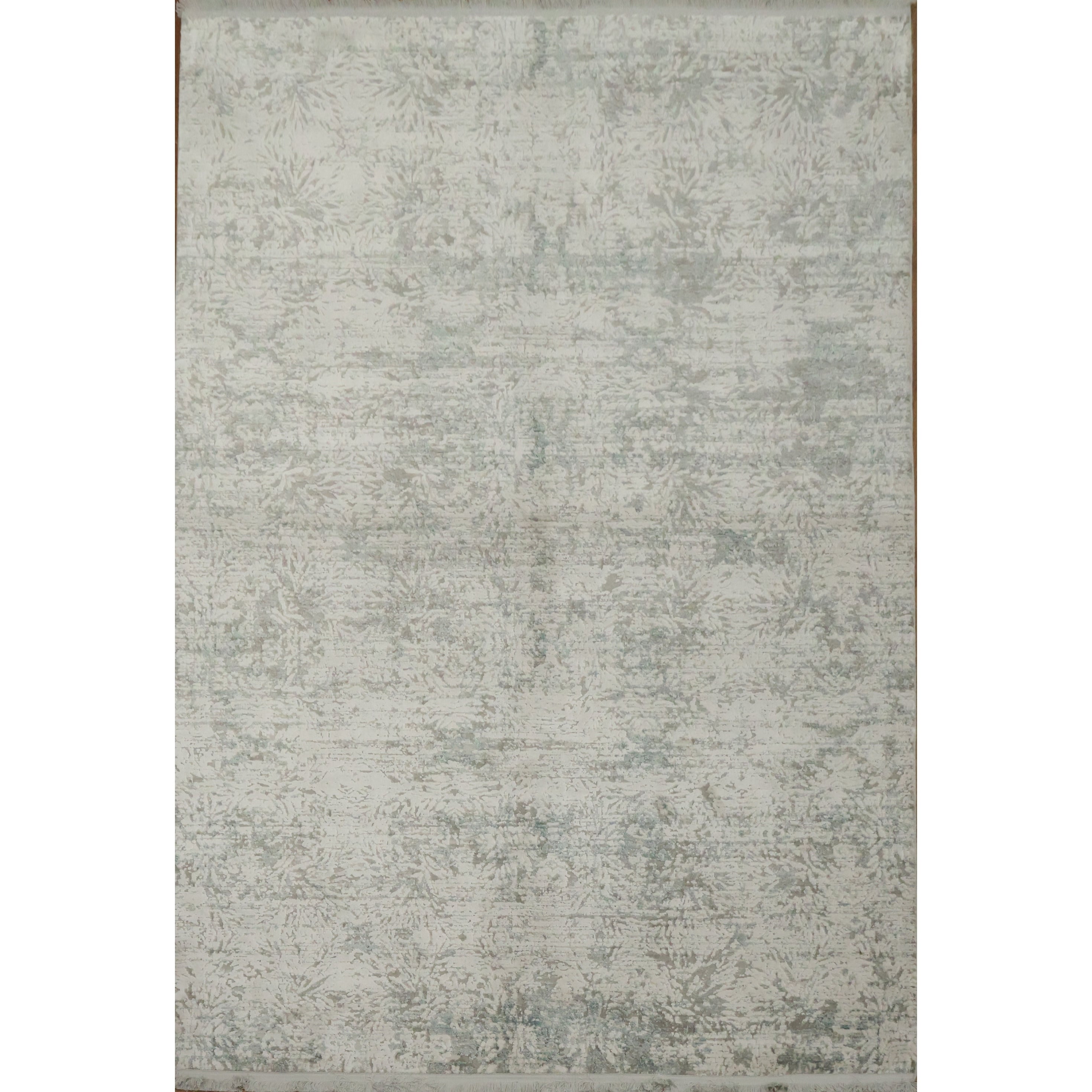 Machine Made Greys Charcoal Abstract Area Rug 7 7 X 5 2