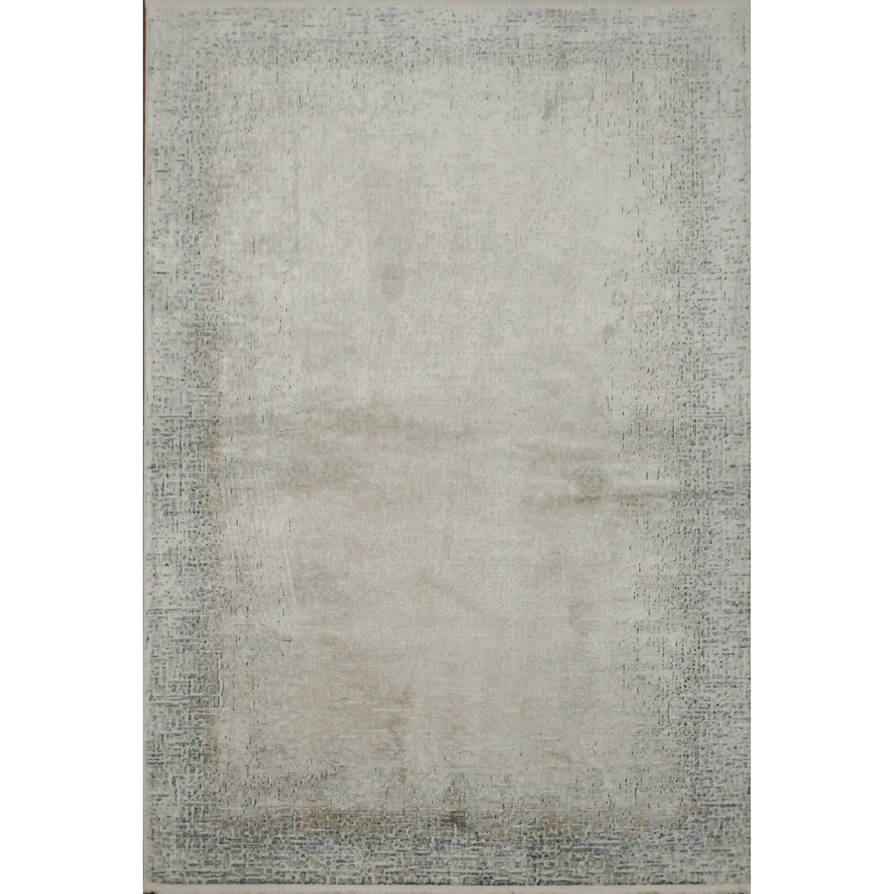 Machine Made Greys Charcoal Abstract Area Rug 7 7 X 5 2