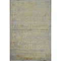 Machine Made Greys Charcoal Abstract Area Rug 7 7 X 5 2