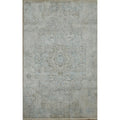 Machine Made Greys Charcoal Abstract Area Rug 4 0 X 2 6