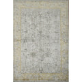 Machine Made Greys Charcoal Abstract Area Rug 7 7 X 5 2