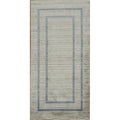 Machine Made Greys Charcoal Abstract Runner Rug 6 6 X 3 3