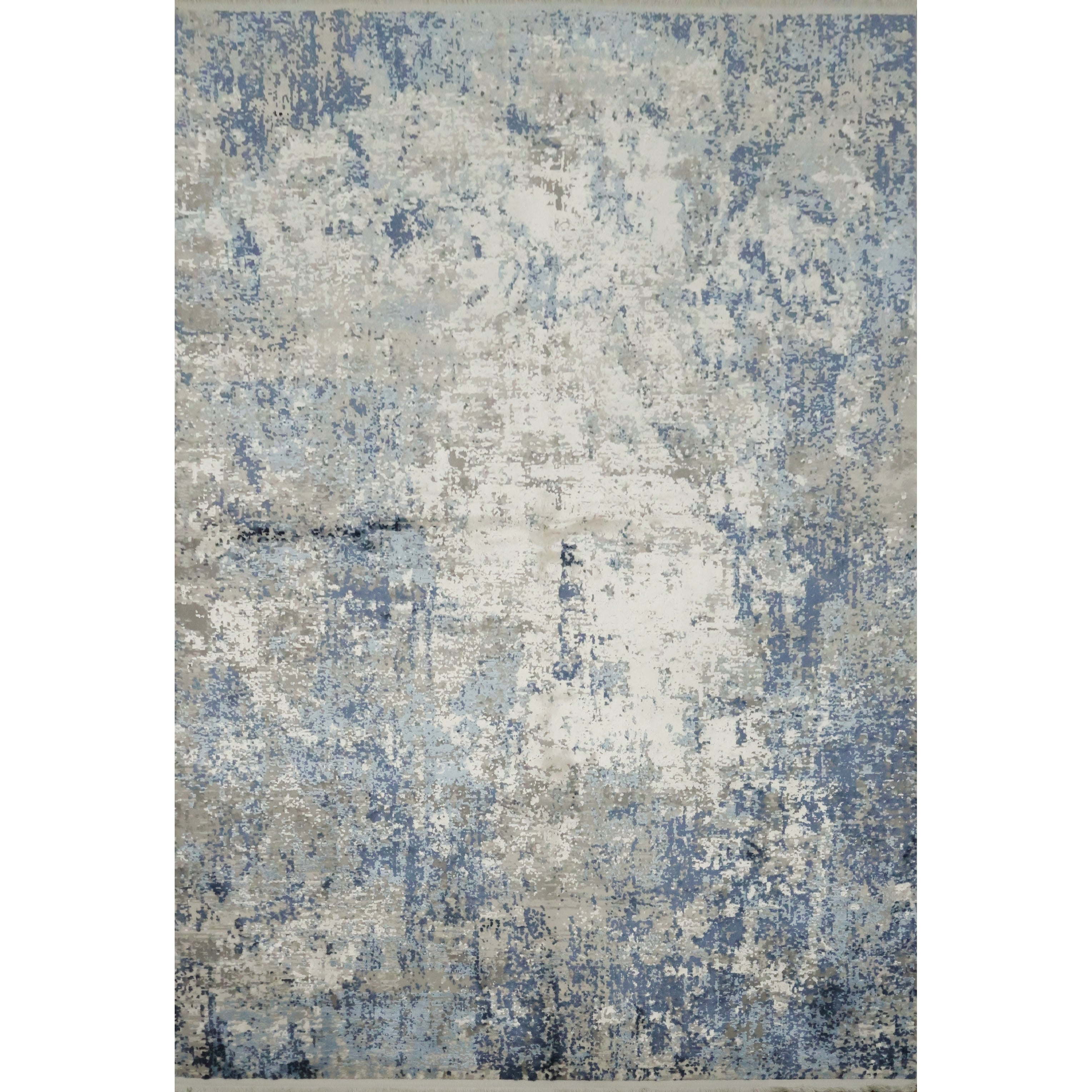 Machine Made Multi Colored Abstract Area Rug 7 7 X 5 2