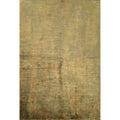 Machine Made Oriental Polyester Carpet Modern Beige Ivories Area Rug 7 2 X 4 10