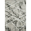 Machine Made Oriental Polyester Carpet Modern Greys Charcoal Area Rug 7 7 X 5 2