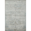 Machine Made Oriental Polyester Carpet Modern Greys Charcoal Area Rug 7 7 X 5 2